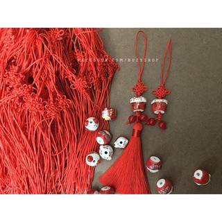 (10 cái) gút đồng tâm may mắn, nút thắt trung hoa [nguyên liệu thủ công, phụ liệu handmade]
