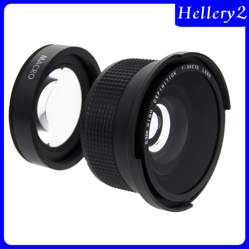 Ống Kính Fisheye Góc Rộng 52mm 0.35x Cho Canon Nikon Sony Minolta Panosonic