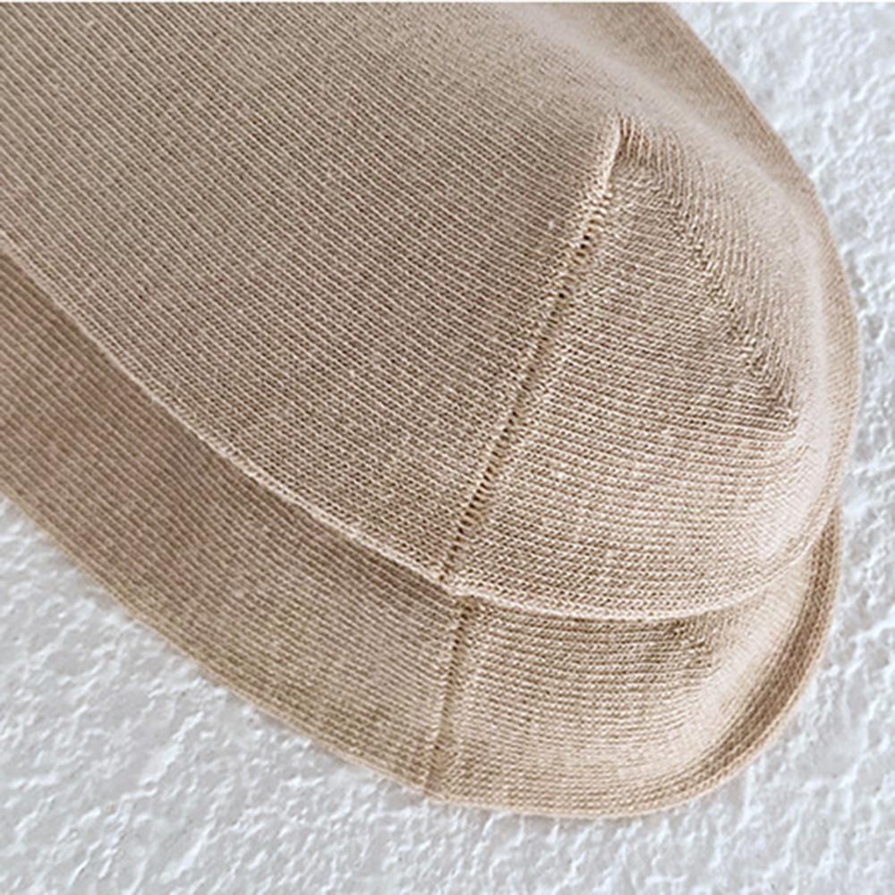 Vớ Cotton Cổ Vừa Màu Trơn Thoáng Khí Thời Trang Cho Nữ