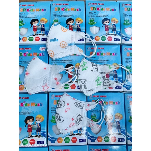 Khẩu trang cho bé Nam Anh Famapro 5D 3 lớp kháng khuẩn