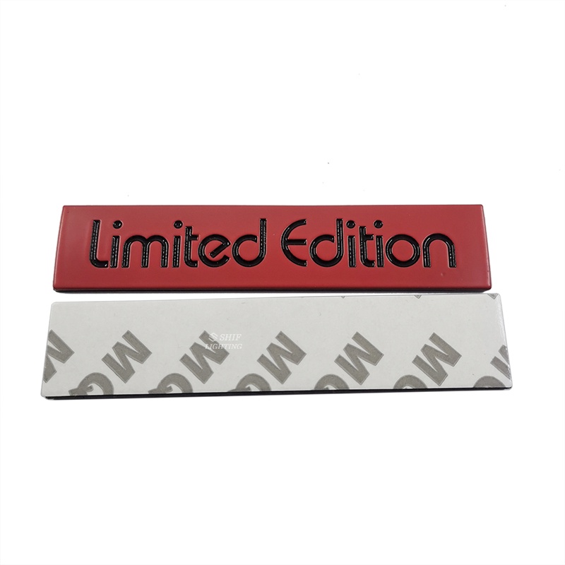 1 x Miếng Dán Logo Chữ LIMITED Bằng Kim Loại Trang Trí Cho Xe Hơi
