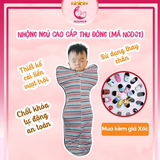 Quấn Nhộng Chũn Cao Cấp 💖𝑭𝑹𝑬𝑬𝑺𝑯𝑰𝑷 💖 Túi Ngủ Cho Bé NCD01