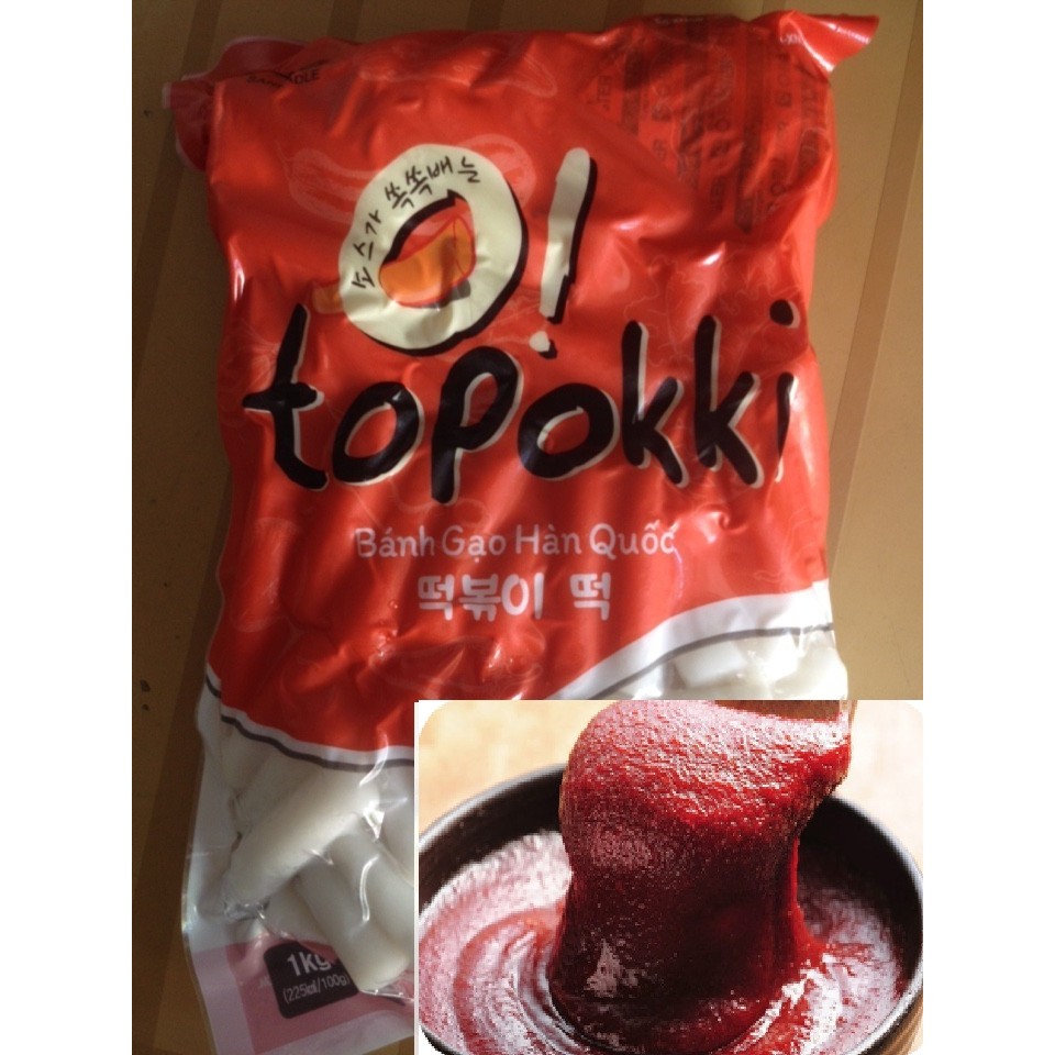 500g Bánh gạo topokki kèm sốt | BigBuy360 - bigbuy360.vn
