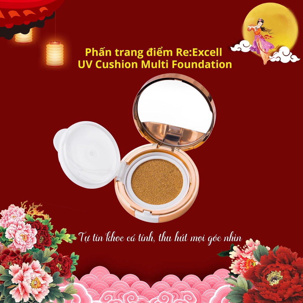 Phấn trang điểm Re:Excell UV Cushion Multi Foundation | BigBuy360 - bigbuy360.vn