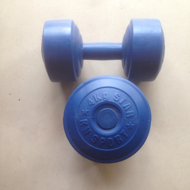 Tạ nhựa 1 cục 4kg