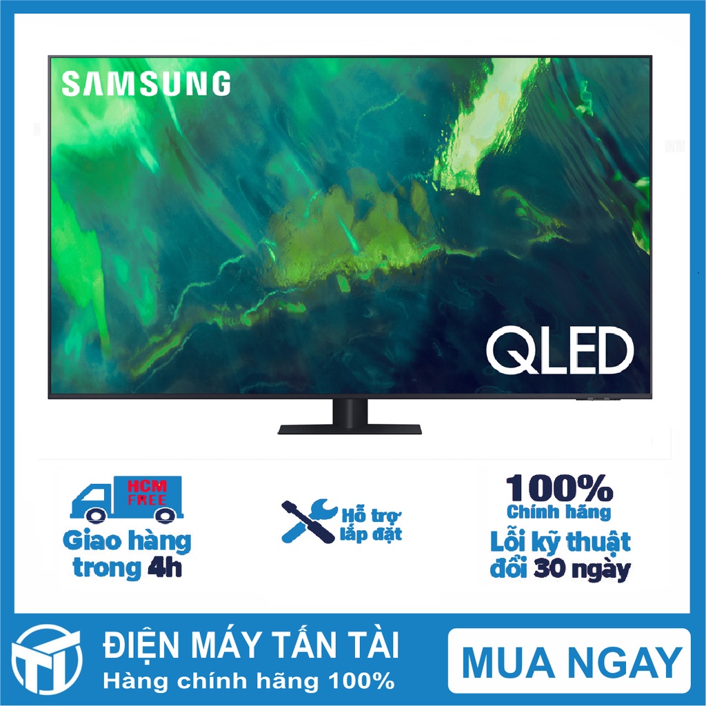 Smart Tivi QLED 4K 55 inch Samsung QA55Q70A Mới 2021 Hệ điều hành TizenOS 6.0, Remote thông minh, GIAO HÀNG MIỄN PHÍ HCM