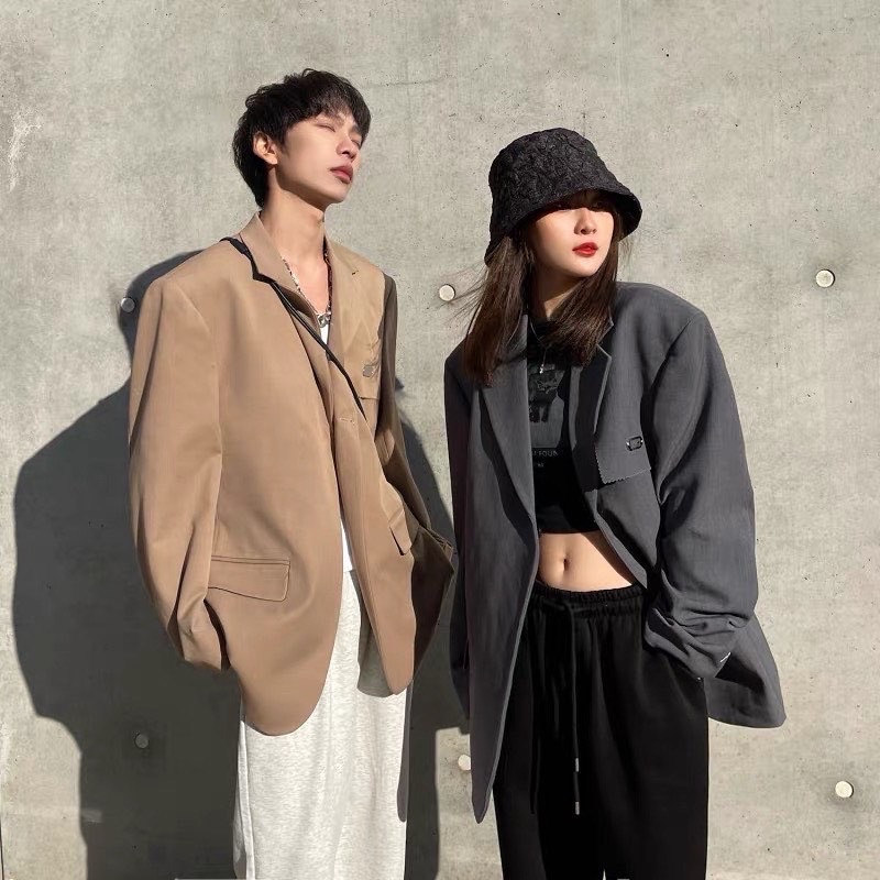 ÁO BLAZER CAO CẤP FORM UNIASEX NAM NỮ (kèm ảnh thật)