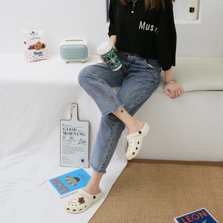 Dép crocs cao su chống nước size 36-41 thoải mái | BigBuy360 - bigbuy360.vn