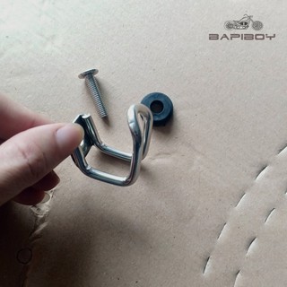 Móc treo đồ xe máy xi inox