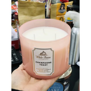 Nến thơm bath and body works champagne toast 3 bấc 411gr