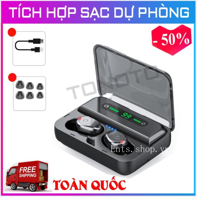 【COD】Tai Nghe Bluetooth F9 [Phiên bản nút cơ] - Tai nghe Bluetooth không dây F9, Tai nghe không dây,Tai nghe khong day,Tai nghe nhet tai khong day, F9,V11,V12,V10 - Tonoto Store