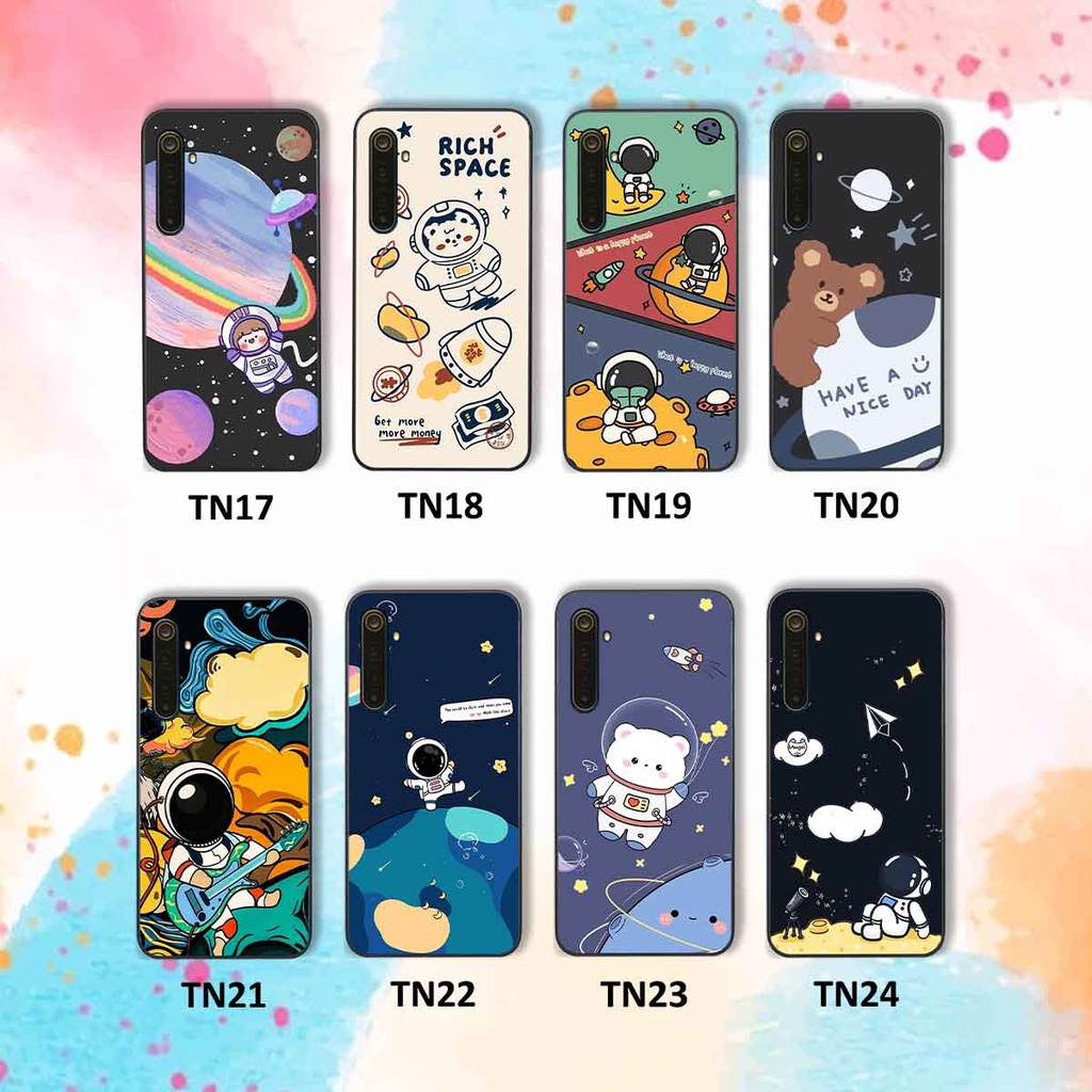 Ốp Realme 6 / 6 Pro in hình vũ trụ, phi hành gia bầu trời cute dễ thương
