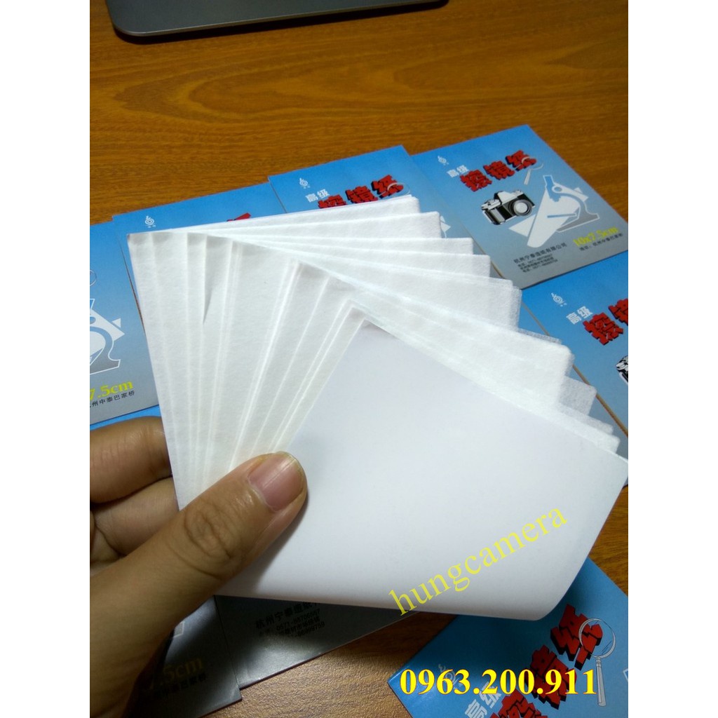 Giấy lau len, ống kính máy ảnh (Quyển 50 tờ) GALA HOME