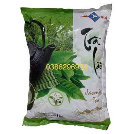 Lục Trà Nhài/ Trà Lài King Xuân Thịnh/ Lục Trà Hương Nhài/ Trà Xanh Hương Nhài (Gói 1kg) - Dùng Làm Nguyên Liệu Trà Sữa