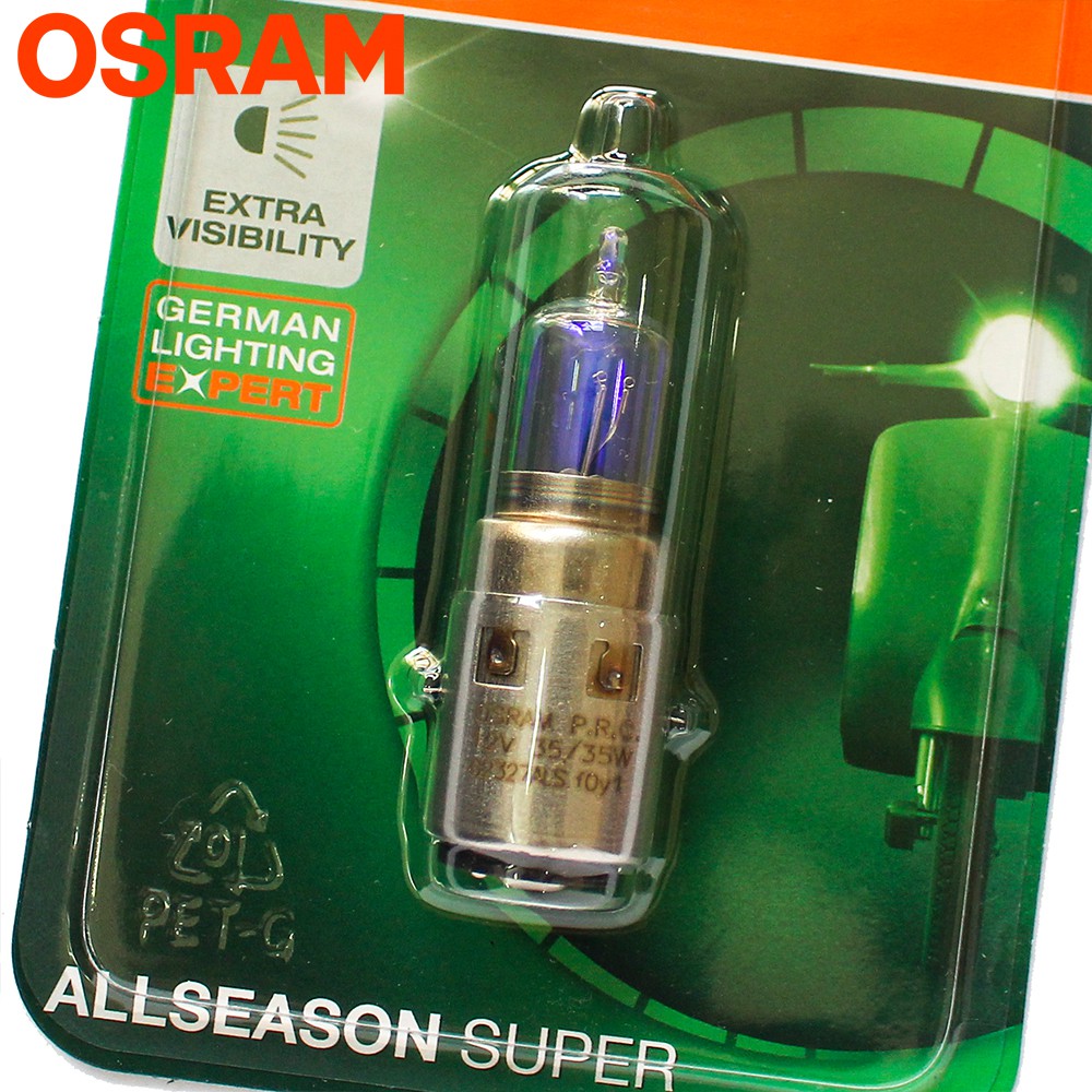 Bóng đèn HALOGEN OSRAM SCR, Vespa Zip tăng sáng phá sương (62327ALS-01B)