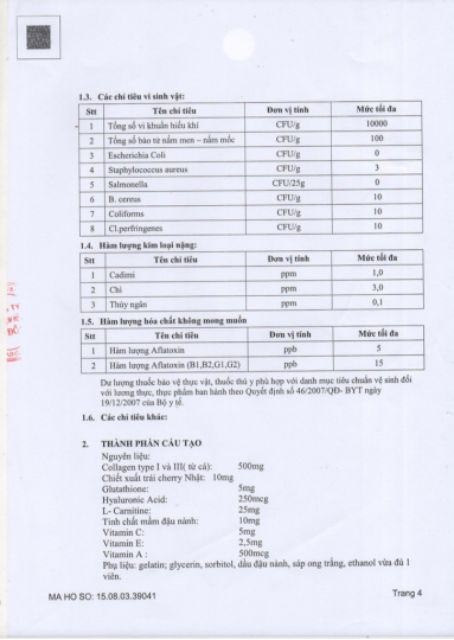 Collagen sakura viên uống đẹp da