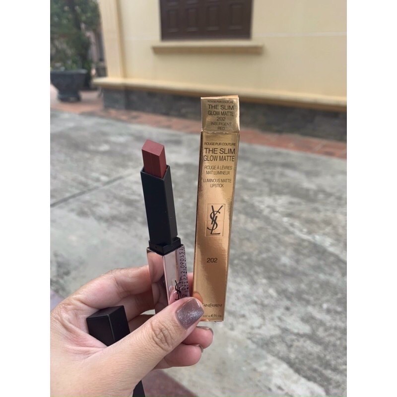 Son YSL The Slim Glow Matte - màu 202, 203, 204, 207, 209, 210, 212, 213, 214, 215