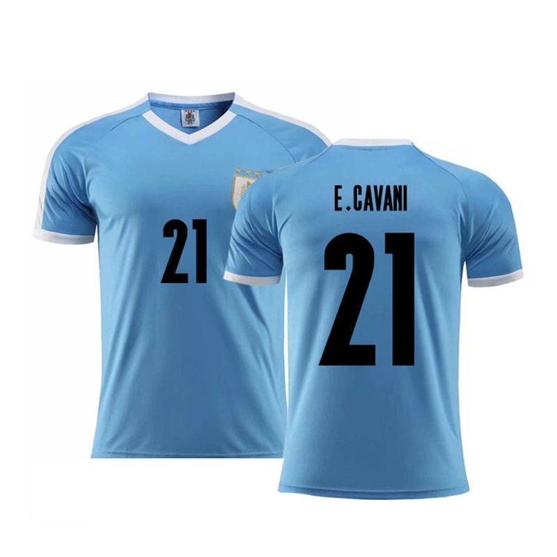 Áo Thun Bóng Đá HT3 2021 Uruguay Đội Tuyển Suarez Cavani Plus size TH3