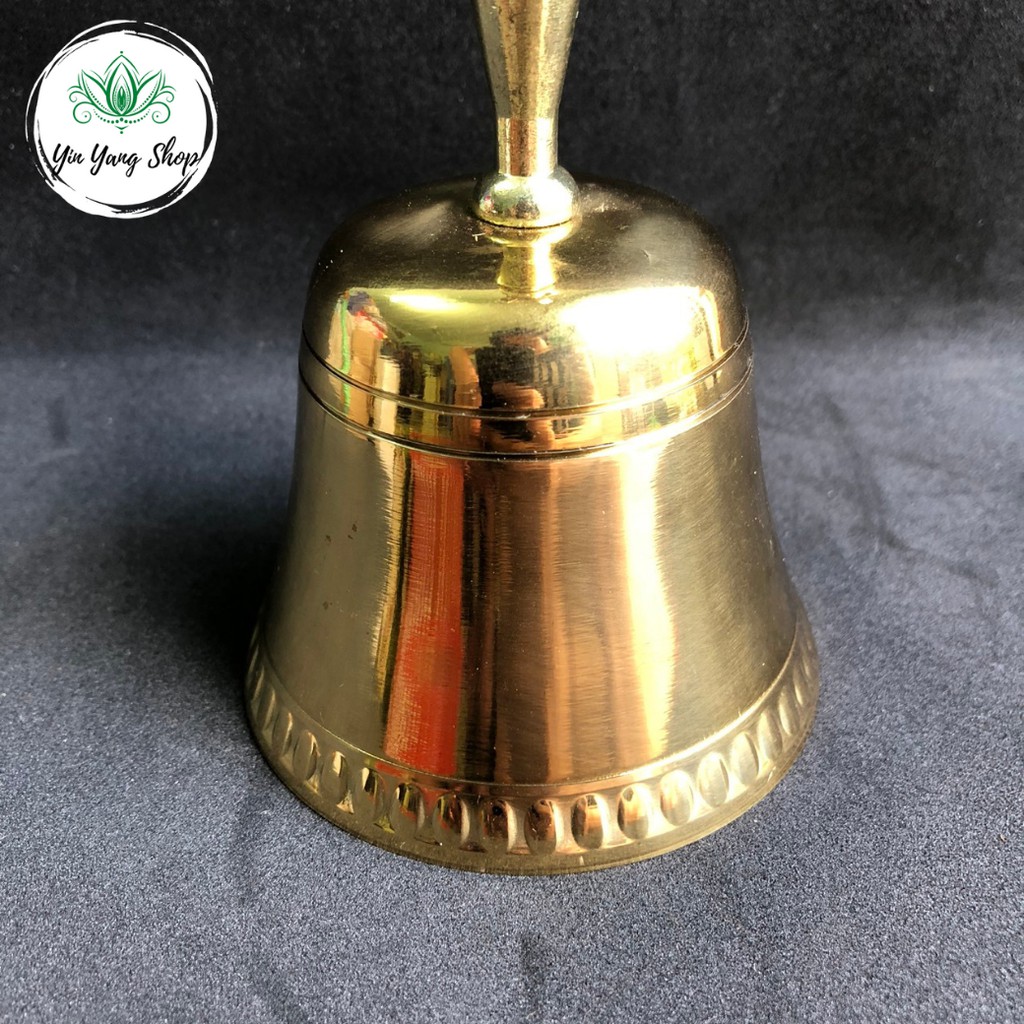 Chuông Lắc Tay, Chuông Cầm Tay Bằng Đồng Cao Cấp - Yinyang Shop