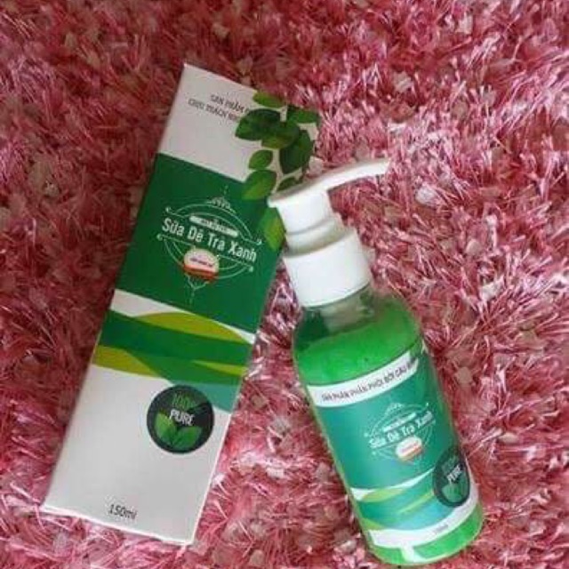 Đắp mặt sữa dê trà xanh- cầu bình an 
