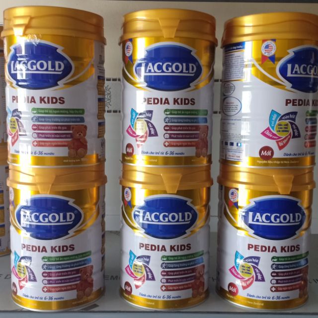 Sữa bột Lacgold Pedia Kids lon 900g date 2022
