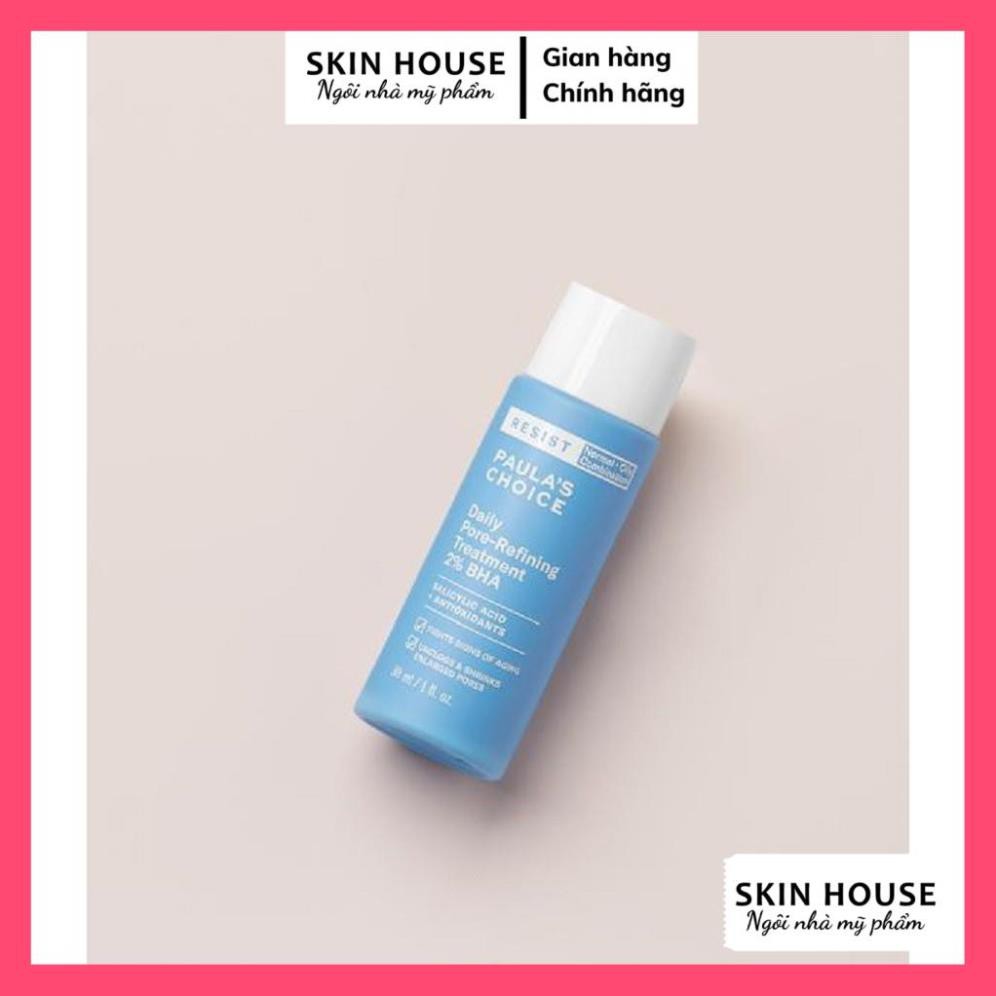 Dung Dịch Tẩy Da Chết,Se Khít Lỗ Chân Lông Paula's Choice Resist Daily Pore Refining Treatment 2% BHA 30ml