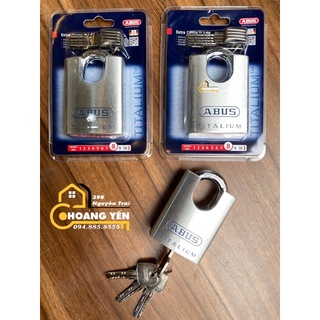 [Hỏa tốc HN] Khóa ABUS 96CSTI/60 thân TITALIUM 60mm, Khóa bấm chống cắt bằng kìm 4 chìa vi tính