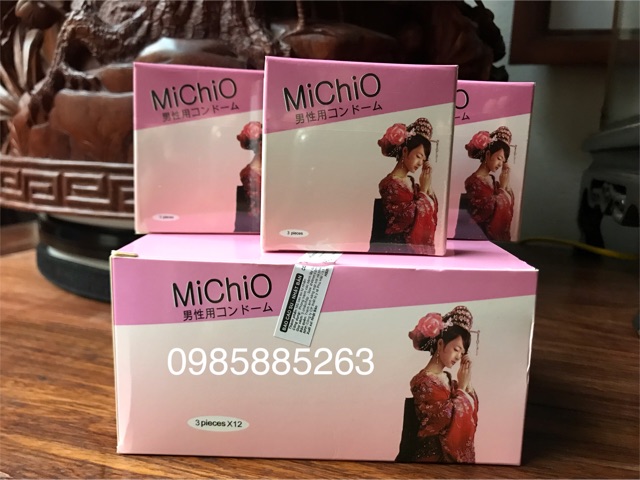 Bao cao su MICHIO - Hộp 3 Pcs- Nhật Bản - Ipek_Shop