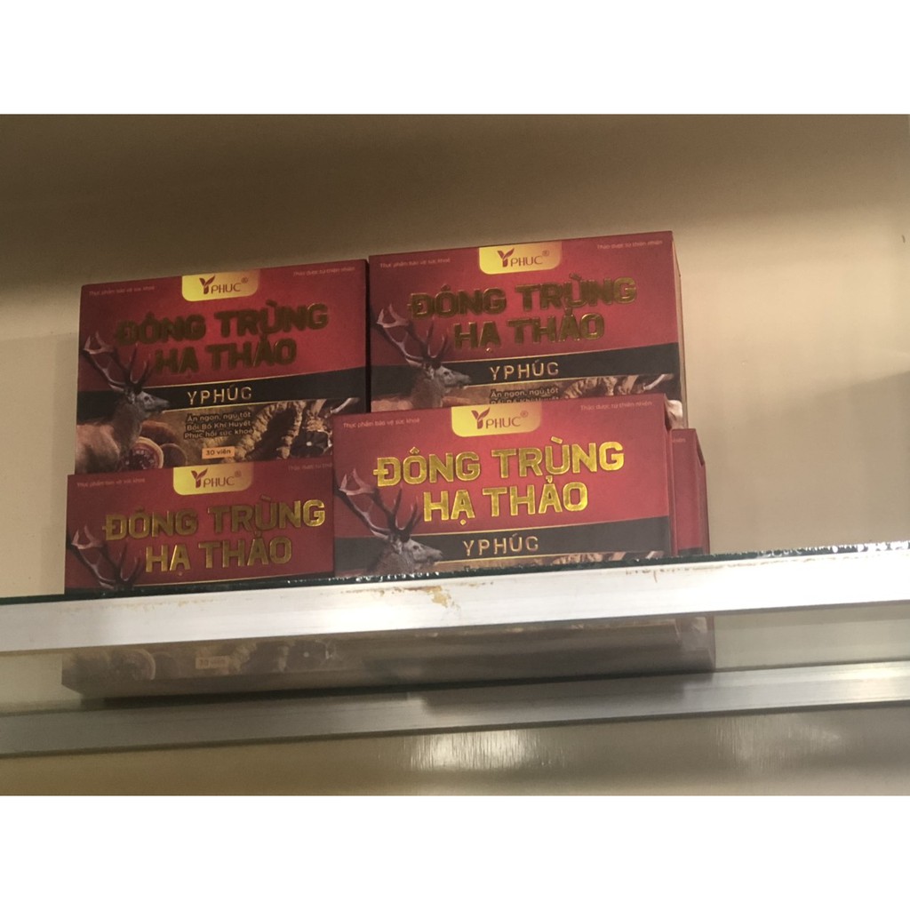 Đông trùng hạ thảo Y Phúc, bồi bổ sức khoẻ, tăng cường miễn dịch, giúp ăn ngon ngủ ngon, hộp 30 viên