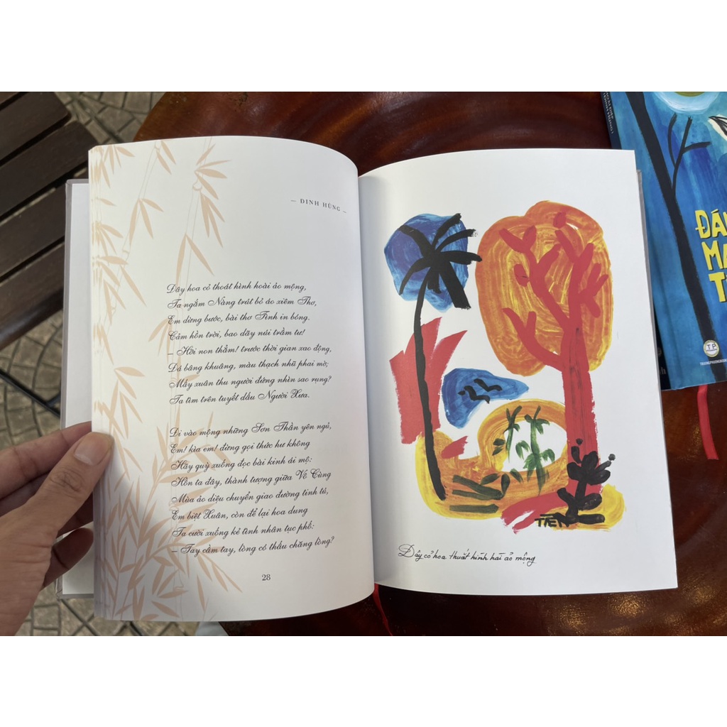 Sách - Mê Hồn Ca – Đinh Hùng – Truongphuongbooks - bìa cứng in màu giấy mỹ thuật