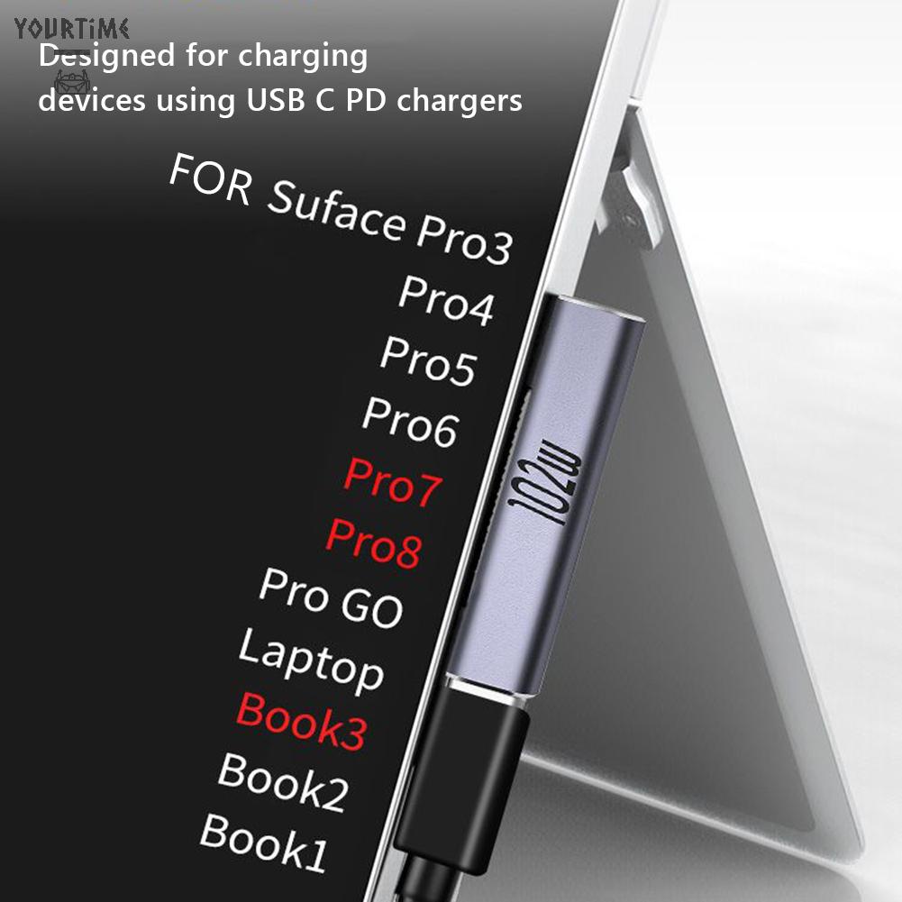 Đầu sạc nhanh Microsoft Surface sang Type C PD