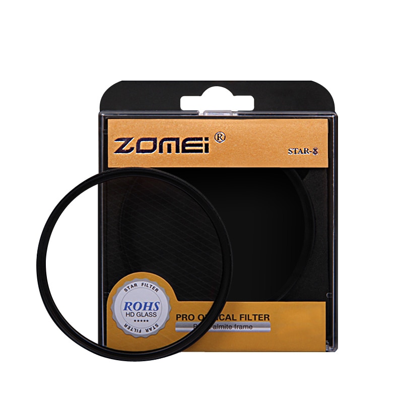 Bộ Lọc Zomei Star Filter 4 6 8 49 52 55 58 62 67 72 77 82mm Cho Máy Ảnh Canon Nikon Sony Dslr