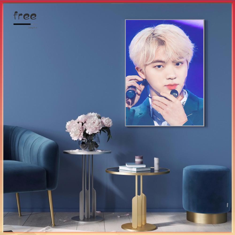 Tranh Đính Đá 5d Hình Nhóm Nhạc BTS Trang Trí Phòng Đẹp Mắt | BigBuy360 - bigbuy360.vn