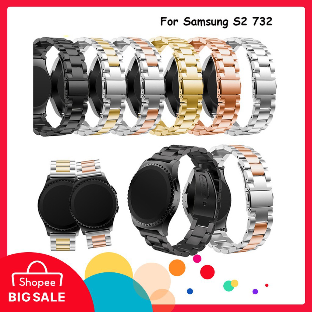 Dây đeo kim loại thay thế cho đồng hồ Samsung Gear S2 Classic SM-R732