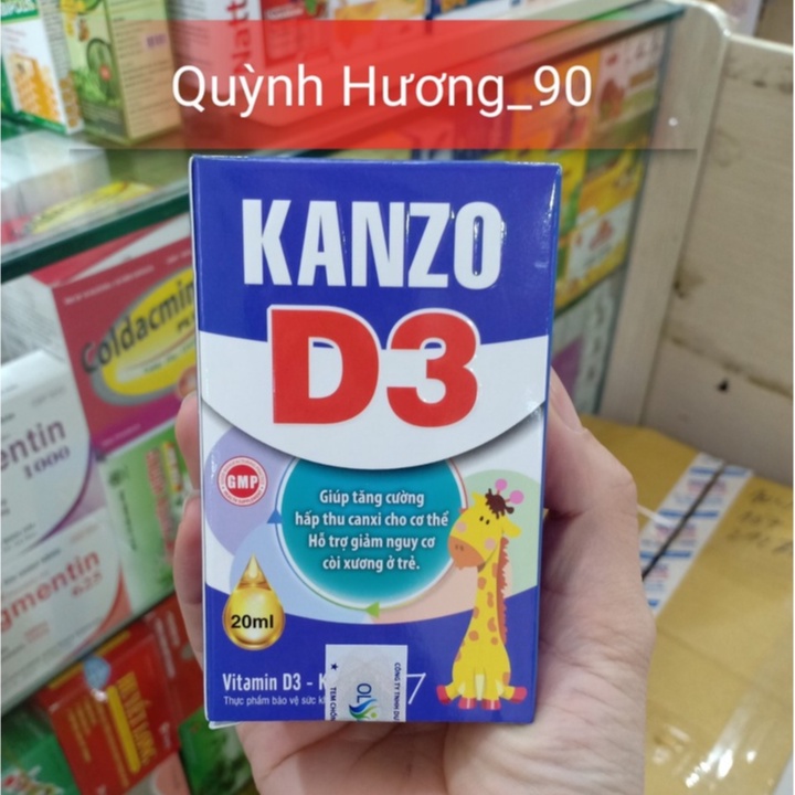 ( Chính Hãng ) KANZO D3 giúp bổ sung vitamin D3, K2, MK7 giúp bé cao lớn mỗi ngày.
