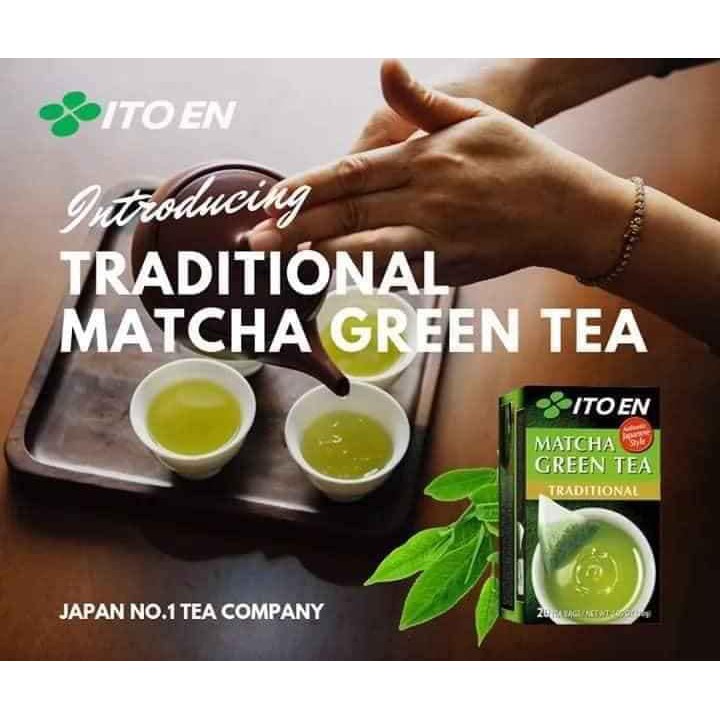 Trà Xanh túi lọc ITOEN MATCHA GREEN TEA 20 túi - Nhật Bản