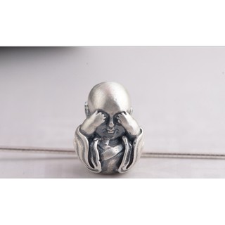 Charm phụ kiện Ba Không Bạc Thái