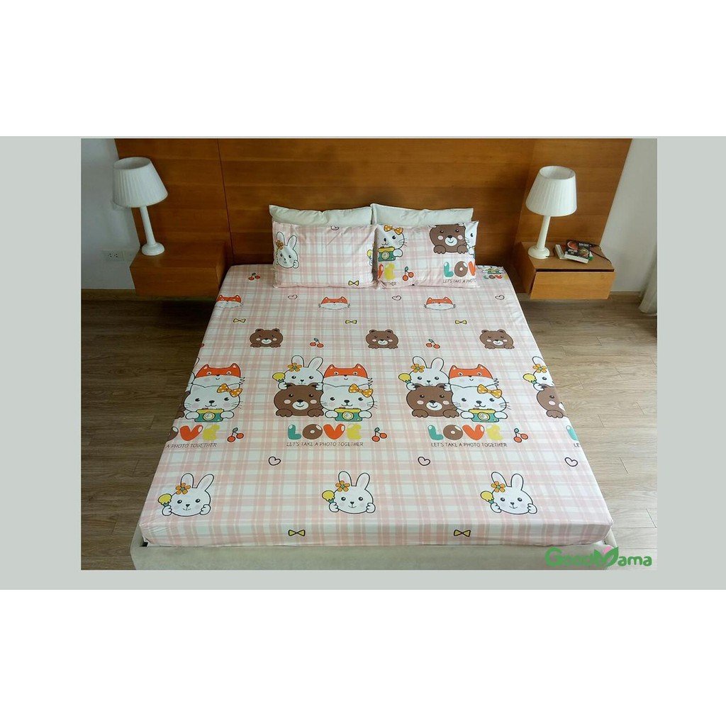 Ga Chống Thấm Cotton Cao Cấp Goodmama 2 Lớp: Loại 1