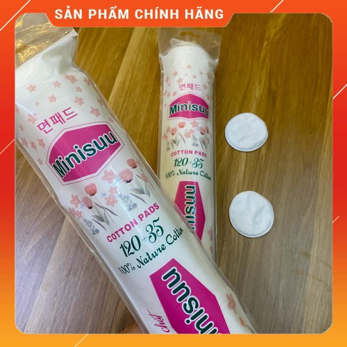 Bông tẩy trang Hàn Quốc Minisuu 155 miếng