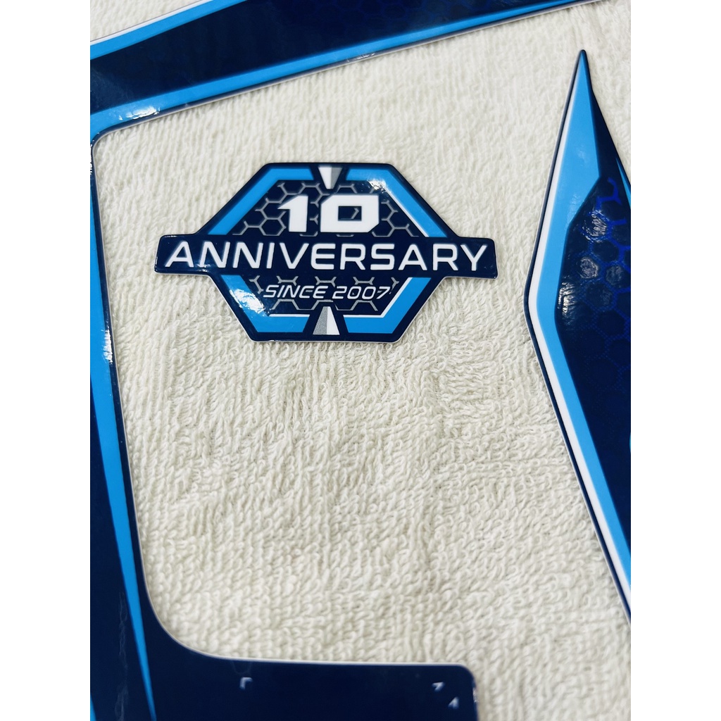 Bộ tem decal dán xe máy Honda Air Blade 2019 màu xanh dương zin thái siêu đẹp