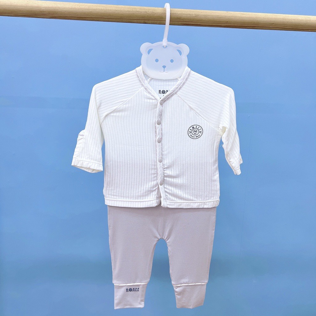 HRNEE - BỘ CÀI CHÉO MODAL ROPLINE DÀI TAY