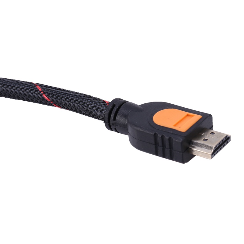 Cáp HDMI ngắn 1 chân cho HD TV 3D 1080p 1.4 bện vàng