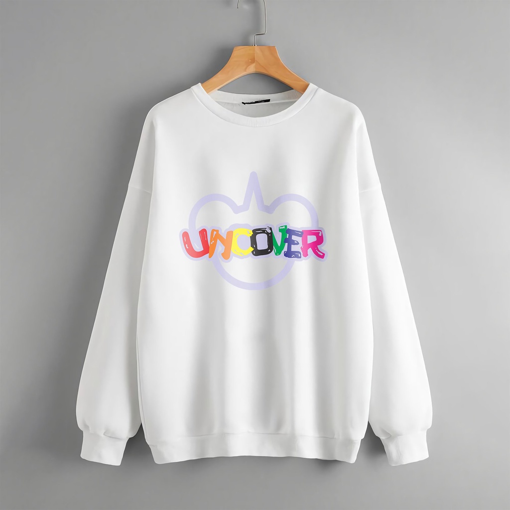 Áo Nỉ Sweater Nam Nữ Uncove, Form RỘNG CHUẨN Xu Hướng, áo Tay dài nỉ bông Cao Cấp Unisex. KKIM Shop
