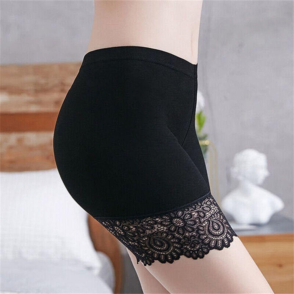 NIUYOU Quần An Toàn Phối Ren Thoáng Khí Giúp Kiểm Soát Bụng