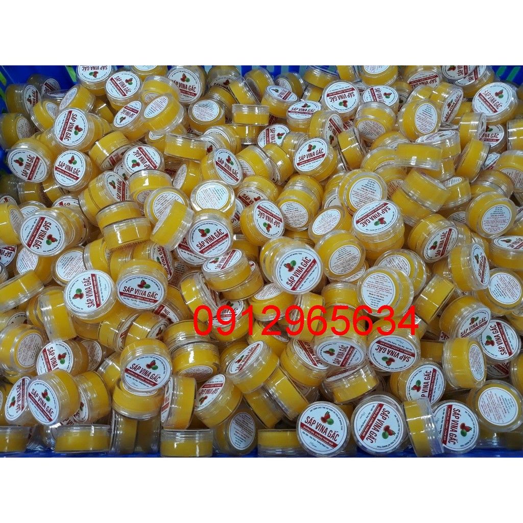 Sáp Vina gấc dưỡng môi cho đôi môi mờ thâm dưỡng ẩm căng mọng chống lão hóa không khô nẻ bong tróc