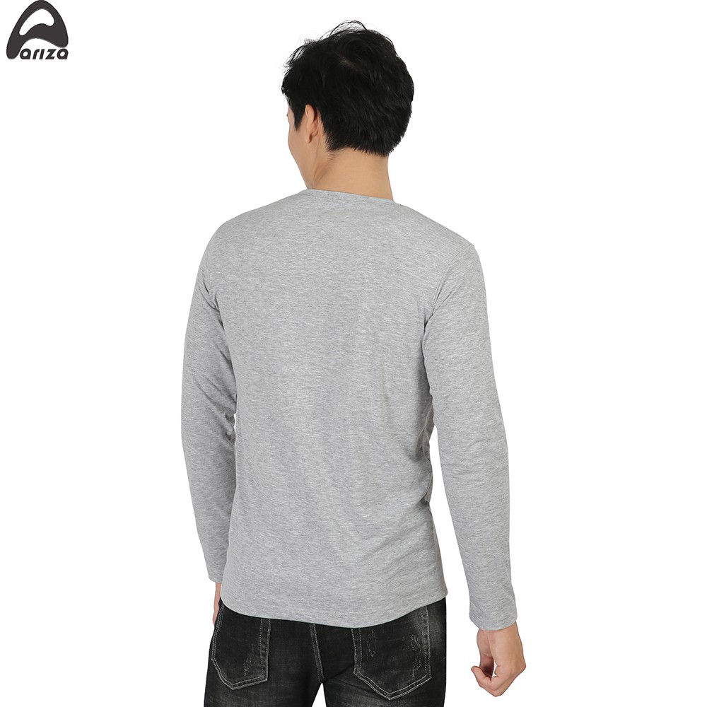 [Mã FASHIONMALLT4 giảm 15% tối đa 30K đơn 150k] Áo thun thu đông Ariza +tặng đôi vớ nam | BigBuy360 - bigbuy360.vn