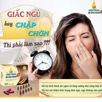 Uni đông trùng ăn ngủ ngon plus - Giúp, ăn ngon, ngủ ngon, tăng đề kháng, giảm tình trạng mất ngủ Hộp 30 viên