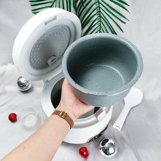[Hàng chính hãng] Nồi cơm điện Lock and lock - 0,8L - Nồi cơm mini đa năng