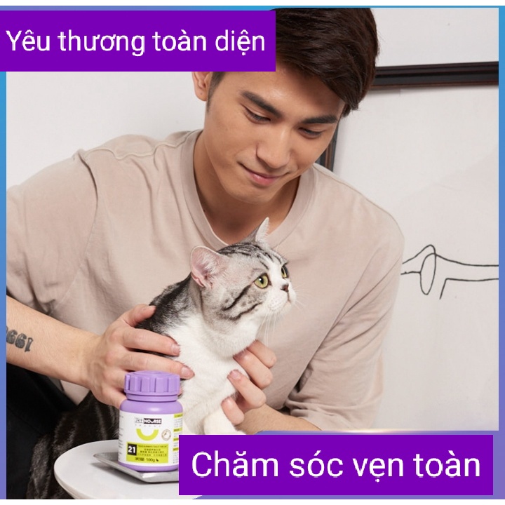 *Hoả tốc* NOURSE 21 - VIÊN BỔ SUNG CÁC NGUYÊN TỐ VI LƯỢNG CHO MÈO - DÚNG TỐT CHO MÈO MANG THAI VÀ ĐANG NUÔI CON