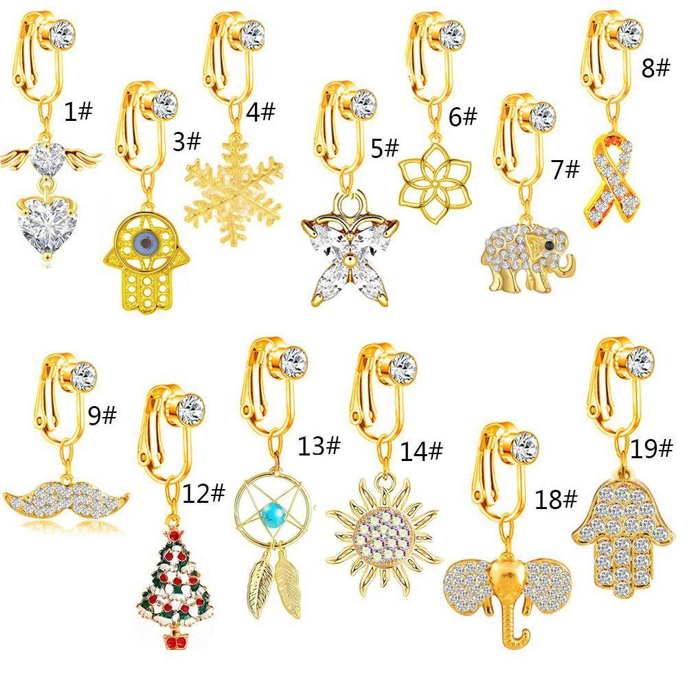 Khuyên Rốn Hình Trái Tim Bằng Thép Không Gỉ Cá Tính